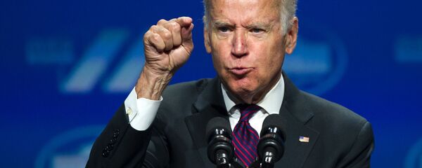  Вице-президент Джо Байден во время выступления в Вашингтоне  - Sputnik Литва