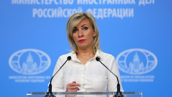 Rusijos užsienio reikalų ministerijos atstovė Marija Zaсharova - Sputnik Lietuva