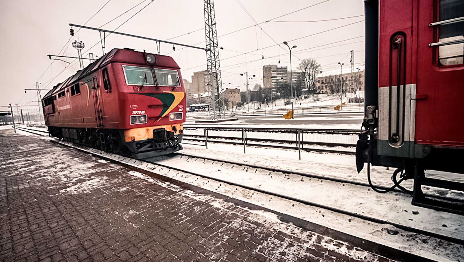 Поезд литовской железной дороги - Sputnik Литва, 1920, 04.02.2021