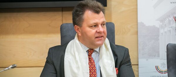 Заместитель министра иностранных дел Литвы Мантас Адоменас - Sputnik Литва