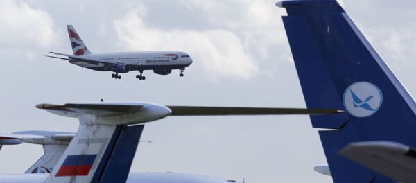 Боинг-767 авиакомпании British Airways Боинг-767 авиакомпании British Airways - Sputnik Литва