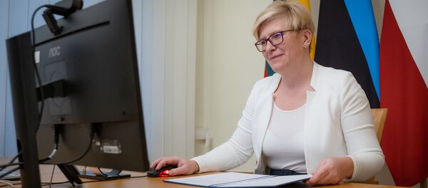 Премьер-министр Литвы Ингрида Шимоните - Sputnik Литва