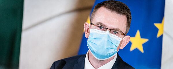 Министр здравоохранения Литвы Арунас Дулкис Министр здравоохранения Литвы Арунас Дулкис - Sputnik Литва