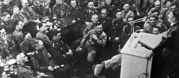 Adolfo Hitlerio kalba karininkų susirinkime Adolfo Hitlerio kalba karininkų susirinkime - Sputnik Lietuva