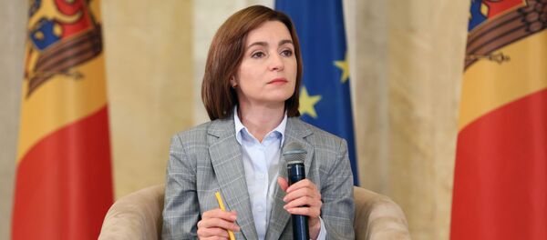 Moldovos prezidentė Maia Sandu Moldovos prezidentė Maia Sandu - Sputnik Lietuva