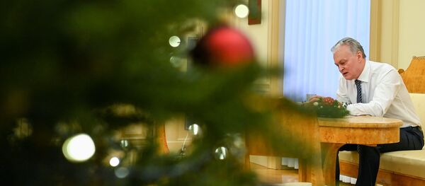 Президент Литвы Гитанас Науседа Президент Литвы Гитанас Науседа - Sputnik Lietuva