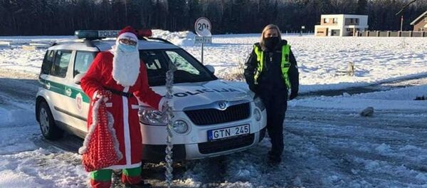 Полиция в Клайпедском уезде на Рождество - Sputnik Литва