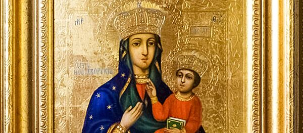 Новодворская икона Божией Матери Новодворская икона Божией Матери - Sputnik Литва