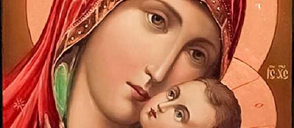 Леньковская (Новгород-Северская) икона божией Матери Спасительница утопающих Леньковская (Новгород-Северская) икона божией Матери Спасительница утопающих - Sputnik Литва