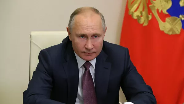 Президент РФ Владимир Путин  - Sputnik Lietuva