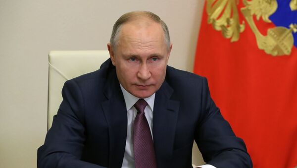 Президент РФ Владимир Путин  - Sputnik Литва