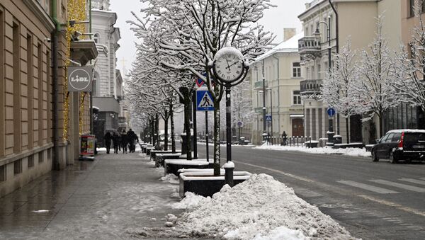 Снегопад в Вильнюсе - Sputnik Lietuva
