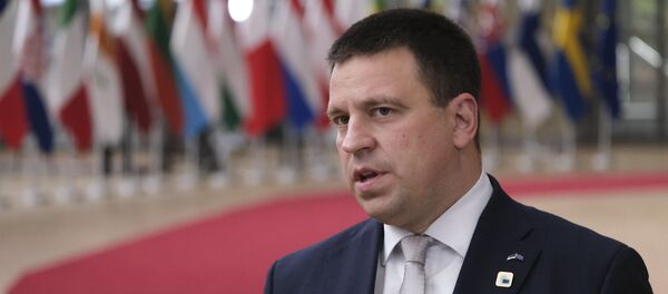 Премьер-министр Эстонии Юри Ратас  - Sputnik Литва