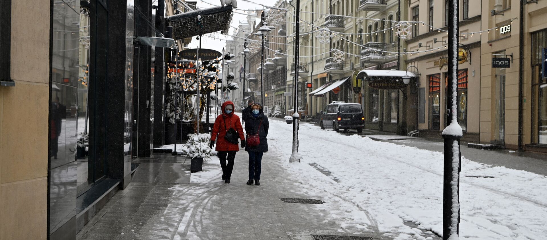 Зимняя улица в Вильнюсе - Sputnik Lietuva, 1920, 06.02.2021