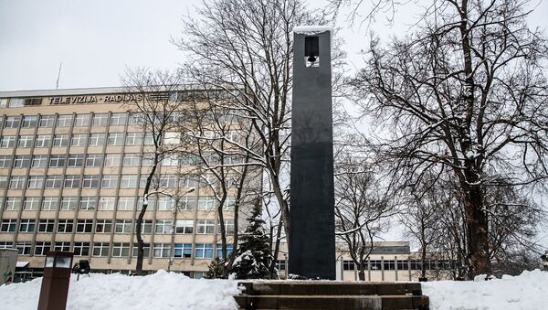 Мемориал 13 января - обелиск-колокольня в Вильнюсе - Sputnik Литва