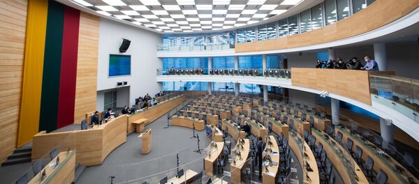 Зал заседаний Сейма Литвы - Sputnik Lietuva