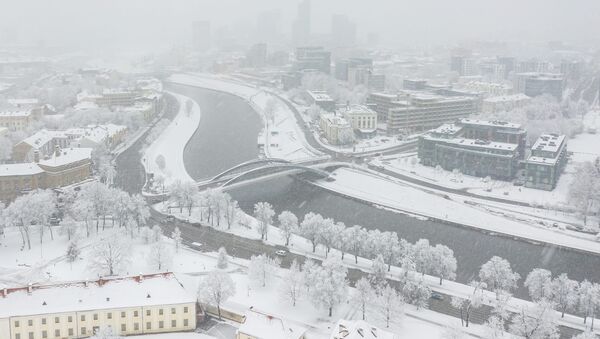 Река Нерис в Вильнюсе зимой - Sputnik Lietuva