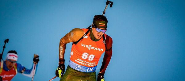 Литовский биатлонист Витаутас Строля  - Sputnik Литва