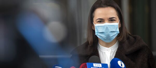 Экс-кандидат в президенты Белоруссии Светлана Тихановская - Sputnik Литва