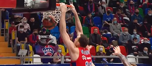 Лучшие моменты матча ЦСКА - Жальгирис, 13 января 2021 - Sputnik Литва