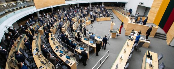 Заседание Сейма Литвы Заседание Сейма Литвы - Sputnik Lietuva