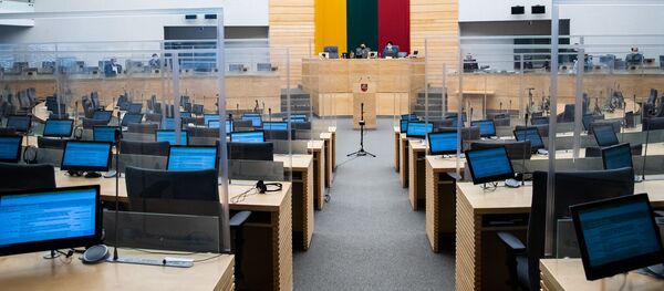 Зал заседаний Сейма Литвы - Sputnik Литва