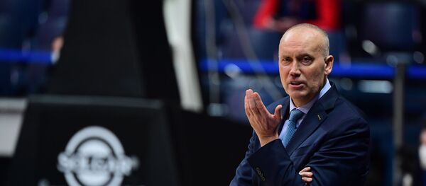 Бывший главный тренер БК Химки Римас Куртинайтис - Sputnik Литва