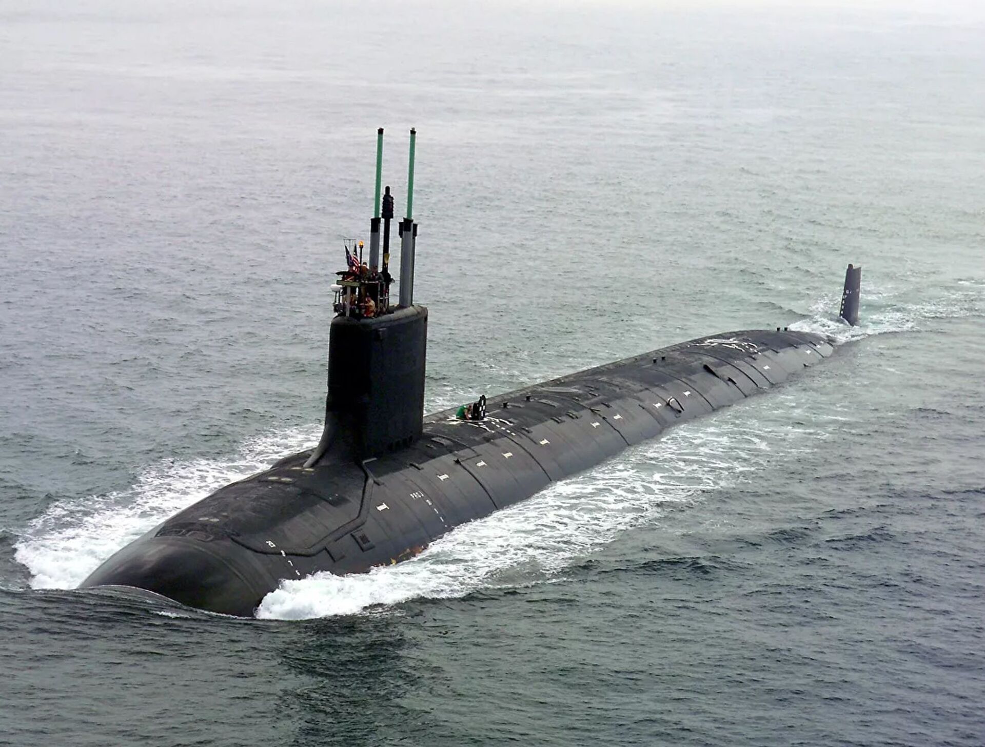 Первая подводная лодка США класса Вирджиния USS Virginia (SSN-774) - Sputnik Lietuva, 1920, 12.05.2021