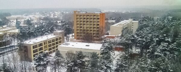 Вид на санаторий Беларусь в Друскининкае - Sputnik Литва