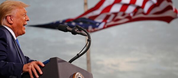 Президент США Дональд Трамп - Sputnik Lietuva