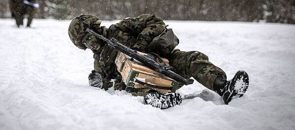 Польский военный Польский военный - Sputnik Lietuva