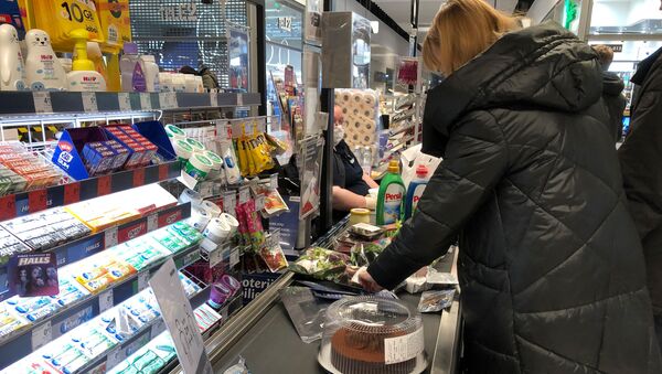 Касса в супермаркете в Вильнюсе - Sputnik Lietuva