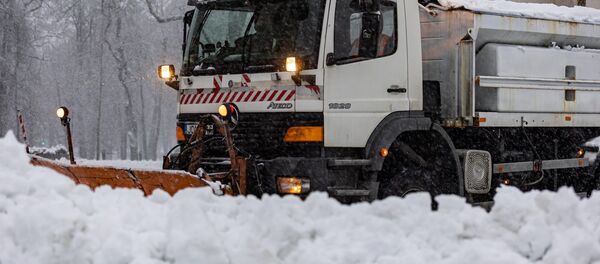 Уборка снега в Вильнюсе - Sputnik Литва