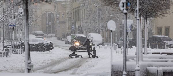 Sniegas Vilniuje, archyvinė nuotrauka Sniegas Vilniuje, archyvinė nuotrauka - Sputnik Lietuva