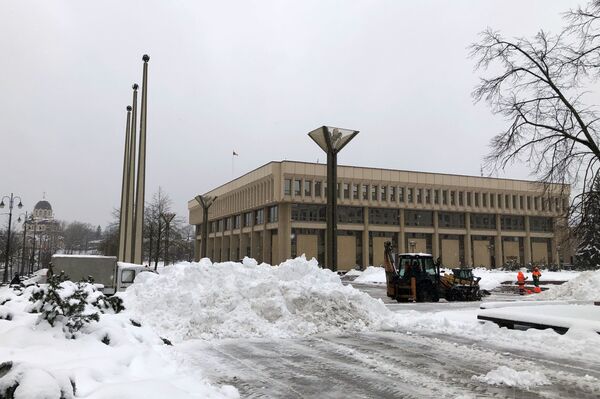 Снегопад в Вильнюсе - Sputnik Lietuva