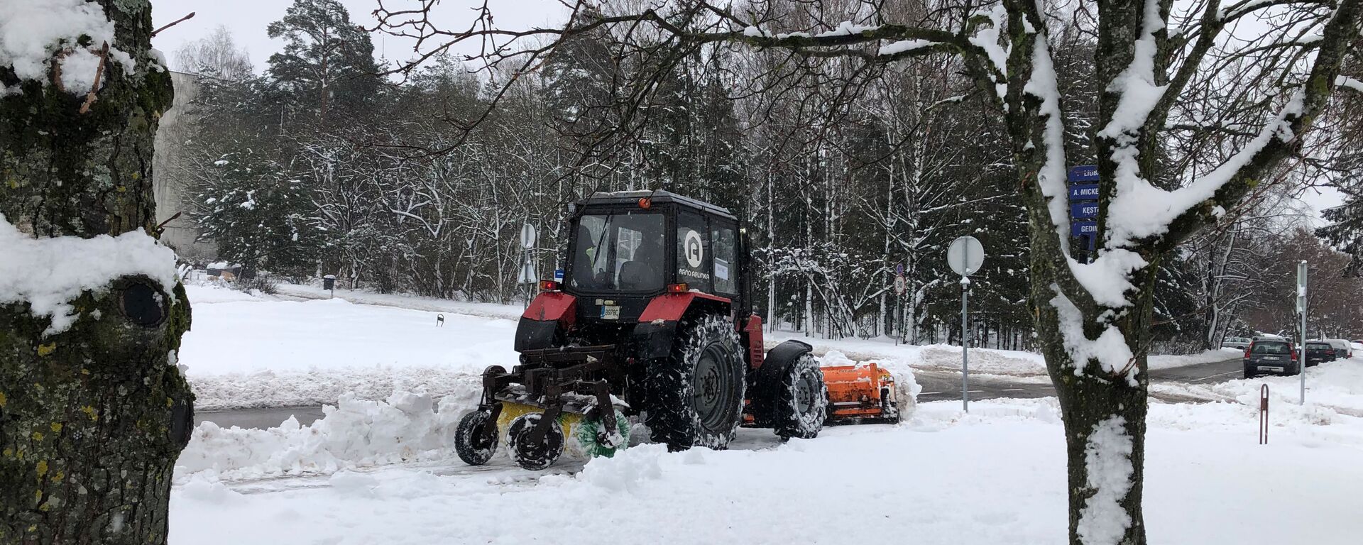 Снегопад в Вильнюсе - Sputnik Литва, 1920, 09.01.2026