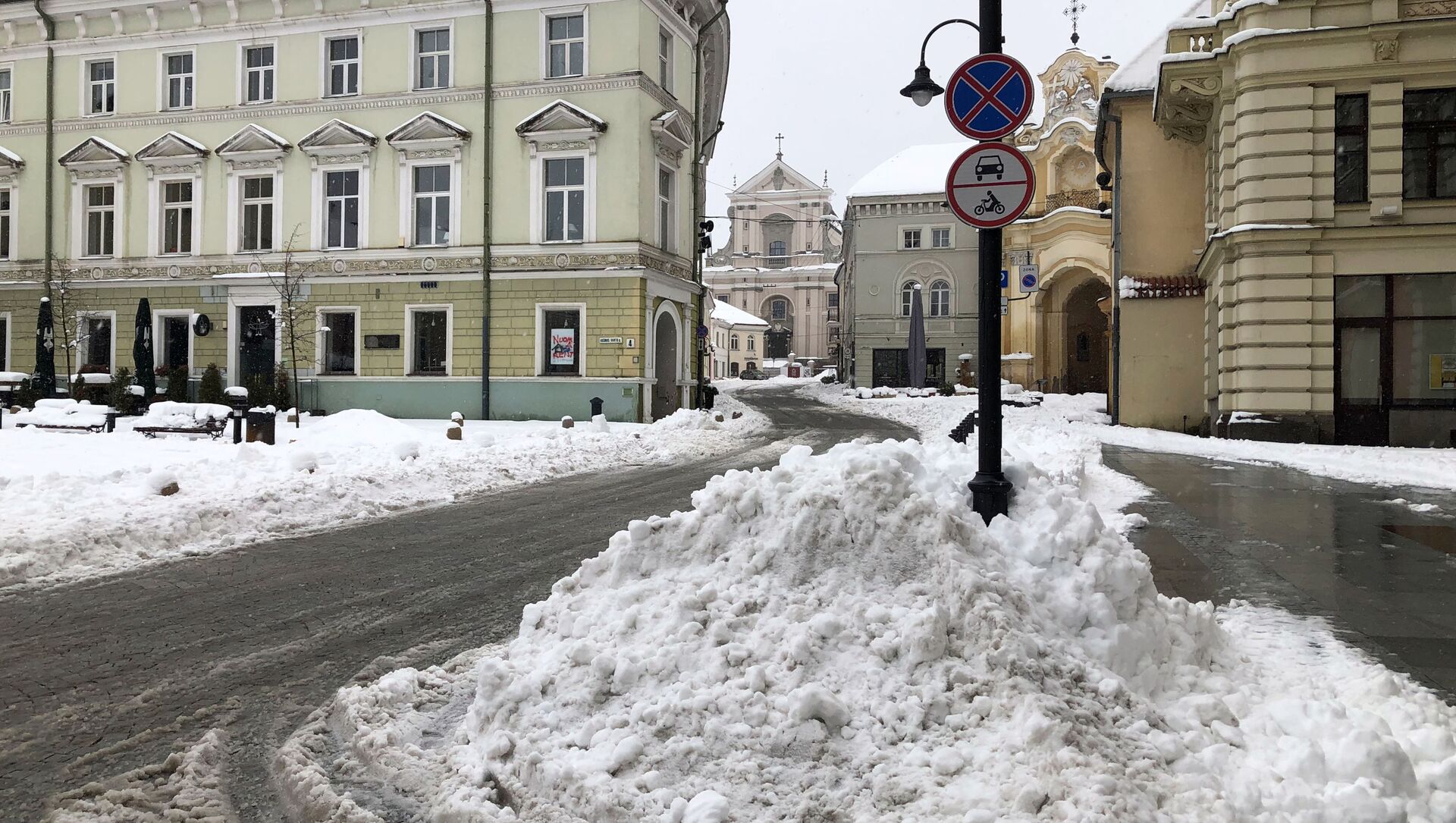 Снегопад в Вильнюсе - Sputnik Lietuva, 1920, 03.02.2021