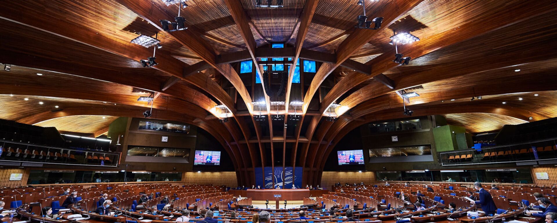 Заседание зимней сессии Парламентской ассамблеи Совета Европы (ПАСЕ) - Sputnik Литва, 1920, 24.01.2022