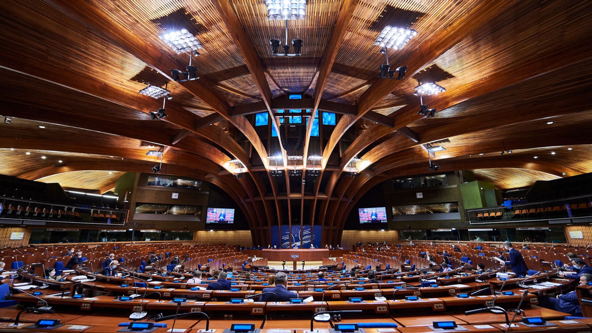Заседание зимней сессии Парламентской ассамблеи Совета Европы (ПАСЕ) - Sputnik Lietuva, 1920, 16.03.2022