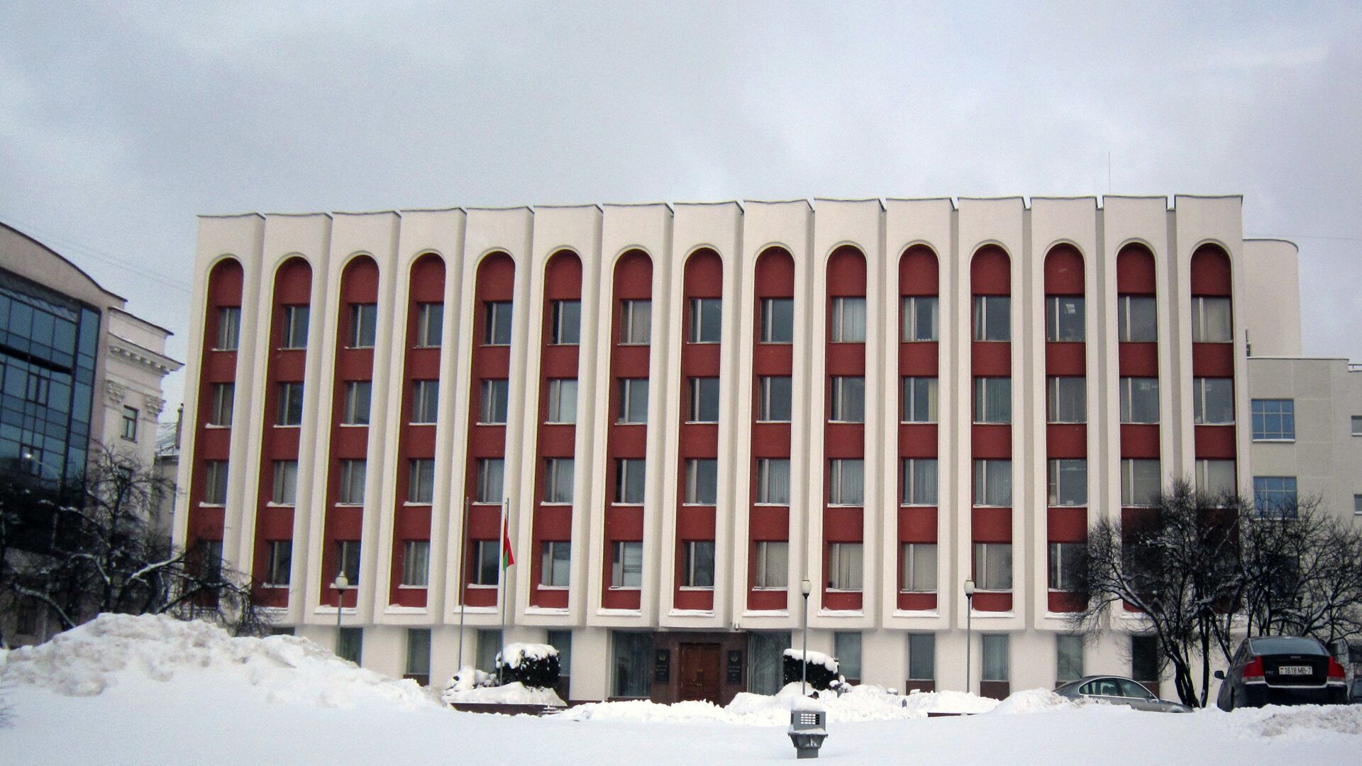 Здание министерства иностранных дел Республики Белоруссии - Sputnik Литва, 1920, 20.12.2021