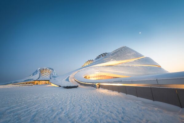 Снимок Snake Under the Moonlight китайского фотографа Jinjing Lyu, ставший финалистом конкурса The Art of Building 2020 - Sputnik Lietuva