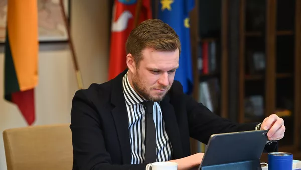 Lietuvos užsienio reikalų ministras Gabrielius Landsbergis - Sputnik Lietuva