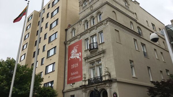 Lietuvos ambasados pastatas Vašingtone - Sputnik Lietuva