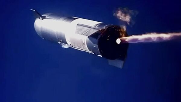 Прототип ракеты Starship компании SpaceX взорвался на испытаниях при приземлении - Sputnik Литва