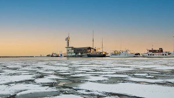 Куршский залив зимой - Sputnik Lietuva