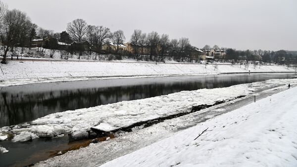 Река Нерис зимой, Вильнюс - Sputnik Lietuva