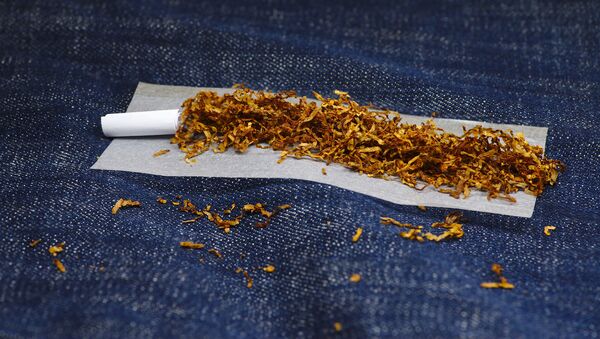 Сигарета и табак. Архивное фото - Sputnik Литва