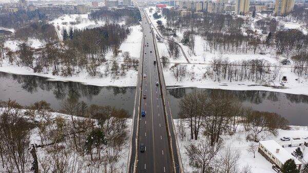 Валакампяйский мост в Вильнюсе, архивное фото - Sputnik Литва