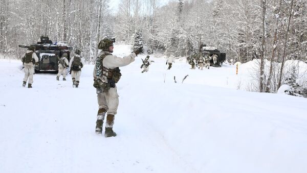 Военные из международного батальона НАТО в Эстонии - Sputnik Lietuva