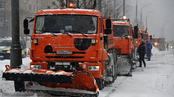 Снегопад в Москве - Sputnik Литва